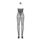 Бодистокинг Obsessive Bodystocking G308 S/M/L, халтер, декор в виде татуировки