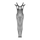 Бодистокинг Obsessive Bodystocking G322 S/M/L, фантасмагорически-силуэтный крой