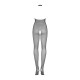 Бодистокинг из мелкой сетки с открытой грудью и доступом Obsessive Bodystocking N101 S/M/L, черный,