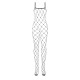Бодистокинг с крупной ячейкой и открытой грудью Obsessive Bodystocking N102 S/M/L, черный