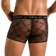 Мужские прозрачные боксеры Passion 032 SHORT JAMES S/M Black, сетка