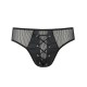 Мужские трусы со шнуровкой Passion 035 SLIP RICHARD XXL/XXXL Black, экокожа, сетка