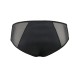 Мужские слипы на молнии Passion 042 SLIP TIMMY L/XL Black, экокожа, сетка