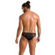 Мужские слипы на молнии Passion 042 SLIP TIMMY S/M Black, экокожа, сетка