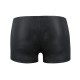 Мужские кожаные боксеры с молниями Passion 049 SHORT MATT XXL/XXXL Black