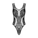 Бодистокинг с вырезами Obsessive B138 teddy S/M/L, black, с доступом