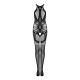 Сетчатый бодистокинг без рукавов Obsessive Bodystocking G331 S/M/L, black, с доступом