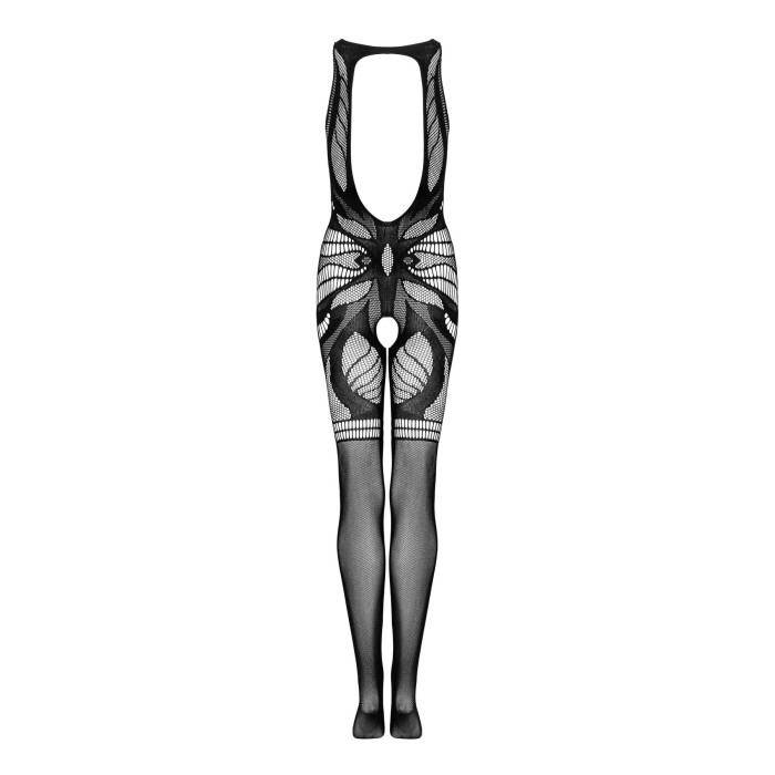 Сетчатый бодистокинг без рукавов Obsessive Bodystocking G331 S/M/L, black, с доступом