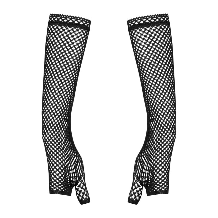 Сетчатые митенки Obsessive Darkie mittens, black