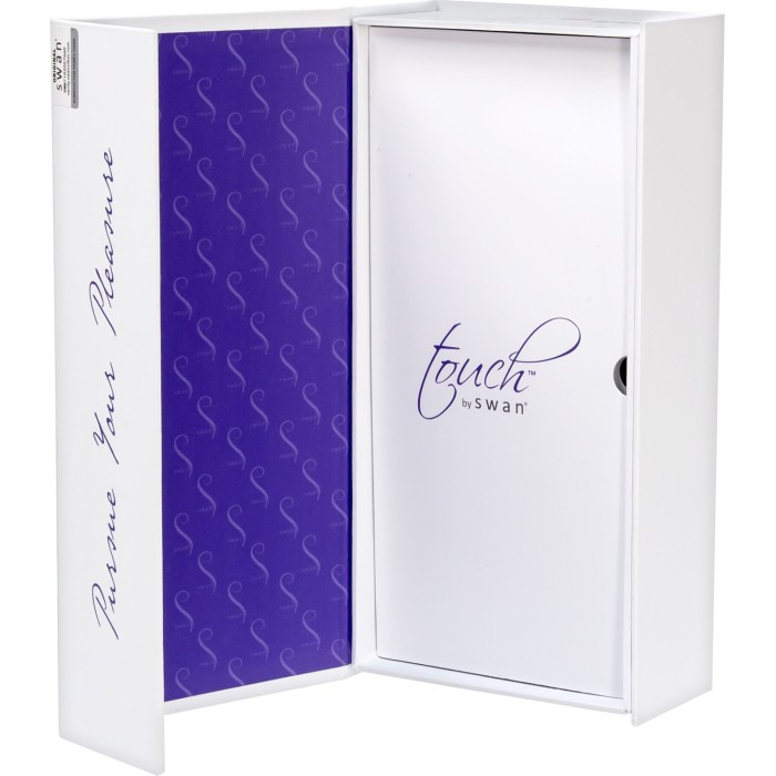 Вибратор-кролик Touch by SWAN - Trio Purple, сенсорное управление, ротация, диаметр 3,8 см