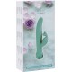 Вибратор-кролик Touch by SWAN - Trio Teal, сенсорное управление, ротация, диаметр 3,8 см