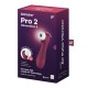 Вакуумный клиторальный стимулятор Satisfyer Pro 2 Generation 3 with Liquid Air Connect App Wine Red