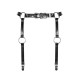 Гартеры Obsessive A741 garter belt black O/S, искусственная кожа