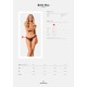 Сетчатые трусики под омбре Obsessive Bella Rou panties XS/S