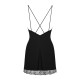 Сорочка и трусики Obsessive Bella Rou chemise & thong M/L
