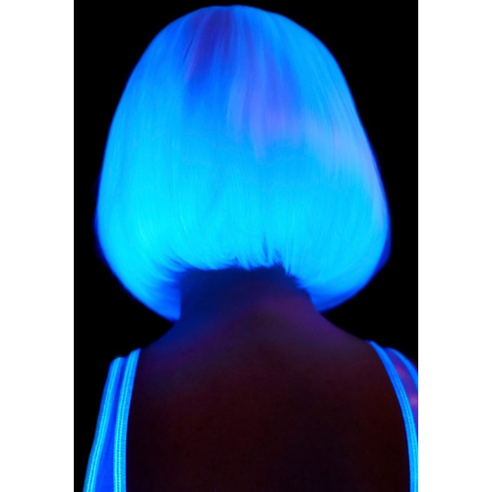 Светящийся в темноте парик Leg Avenue Pearl short natural bob wig White, короткий, жемчужный, 33 см