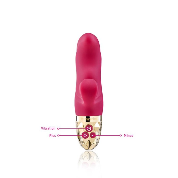 Вибратор-кролик Mystim Hop Hop Bob Fuchsia, мощный мотор, 8 режимов