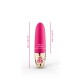 Вибратор Mystim Sleak Freak Pink, 8 режимов, внутренняя и внешняя стимуляция