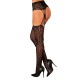 Эротические колготки-бодистокинг Obsessive Garter stockings S821 S/M/L