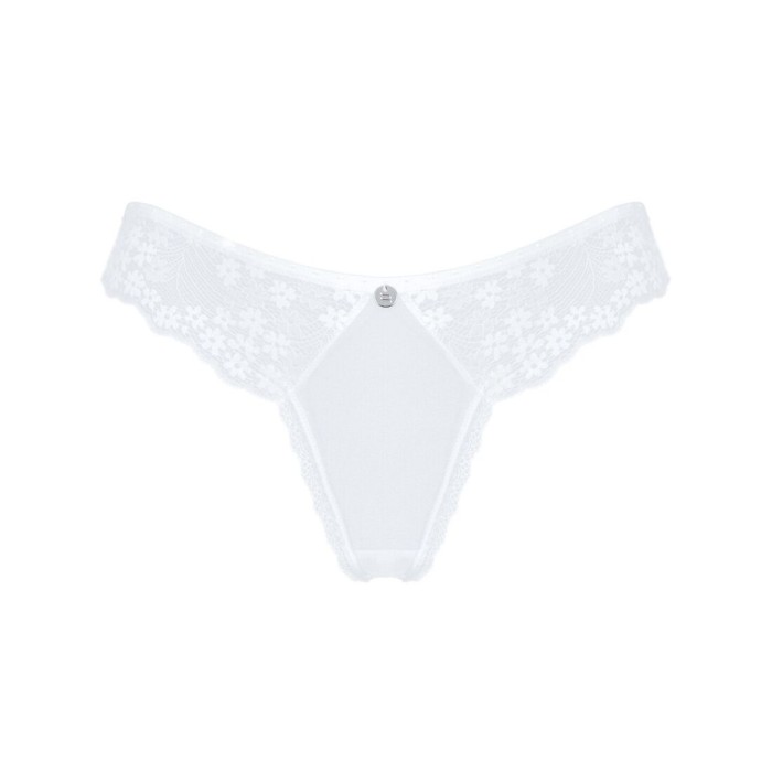 Полупрозрачные трусики Obsessive Heavenlly panties XS/S, открытые ягодицы