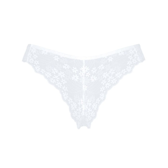 Напівпрозорі трусики Obsessive Heavenlly panties XL/2XL, відкриті сідниці