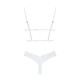 Еротичний комплект Obsessive Heavenlly 2-pcs cupless set XL/2XL, відкриті груди, з доступом