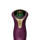 Пульсатор-кролик с вибрацией Zalo Mose Velvet Purple, нагрев до 42°, кристалл Swarovski