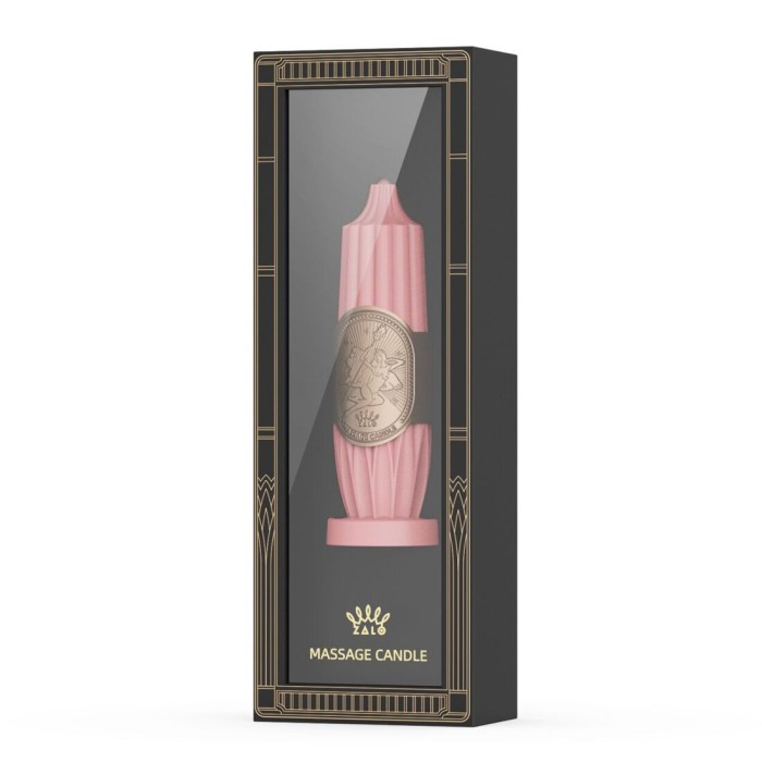 Роскошная массажная свеча Zalo Massage Candle Pink