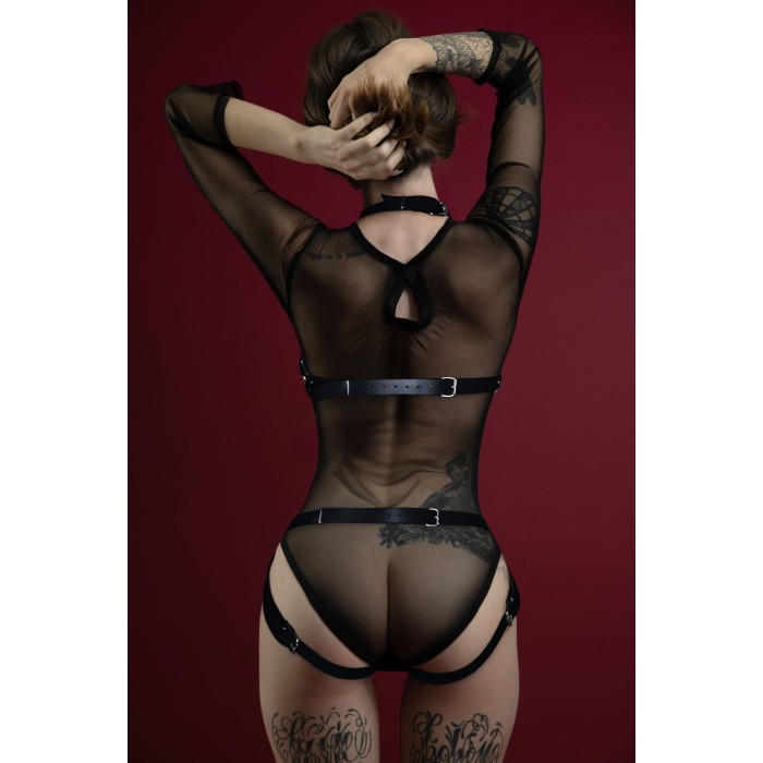 Сбруя женская Feral Feelings Body Harness Black
