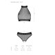 Белье с открытым доступом Passion MOONLIGHT SET S/M black, топ, стринги