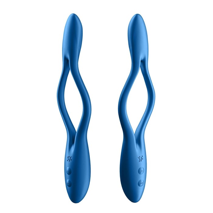 Универсальный гибкий вибратор для пар Satisfyer Elastic Game Dark Blue