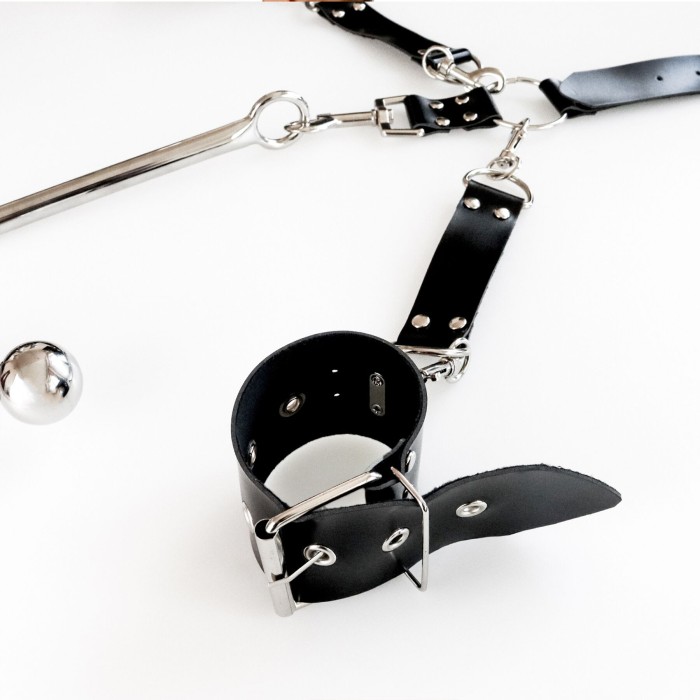 Бондажный набор с металлическим анальным крюком Art of Sex Beatrice Bondage set with anal hook № 3