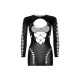 (SALE) Leg Avenue Long sleeve cut out mini dress Black O/S