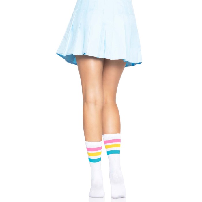 Носки женские в полоску Leg Avenue Pride crew socks Pansexual, 37–43 размер