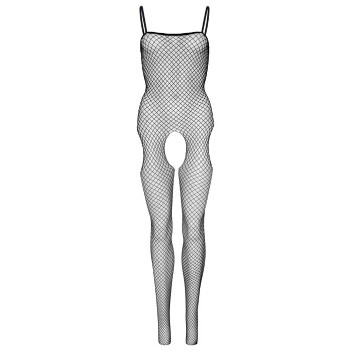 Бодистокинг Leg Avenue Suspender Bodystocking One size Black, крупная сетка, доступ