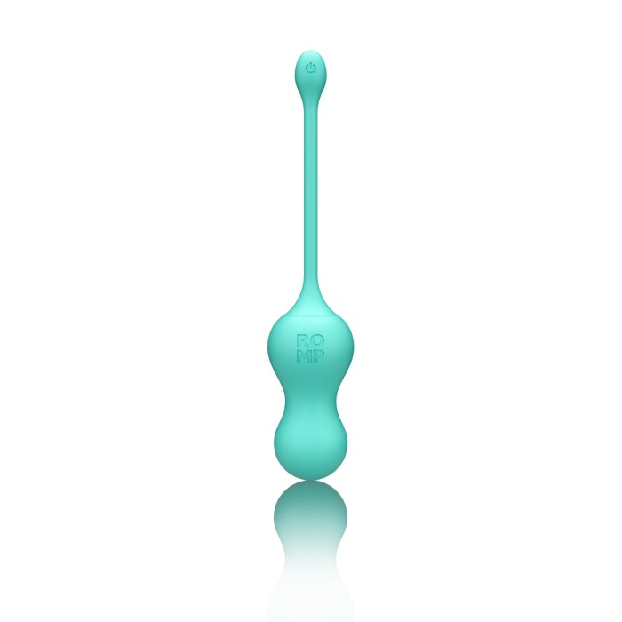 Виброяйцо для точки G с пультом управления Romp Cello Light Teal, водонепроницаемое