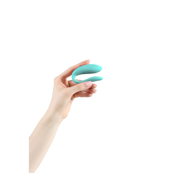 Смарт-вибратор для пар We-Vibe Sync Lite Aqua, 10 виброрежимов, можно совмещать с проникающим сексом