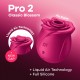 Вакуумный клиторальный стимулятор Satisfyer Pro 2 Classic Blossom, технология Liquid Air