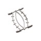 Зажим для вагины Master Series: Spread 'Em Poker Vagina Clamp with Adjustable Pressure Screws, шипы