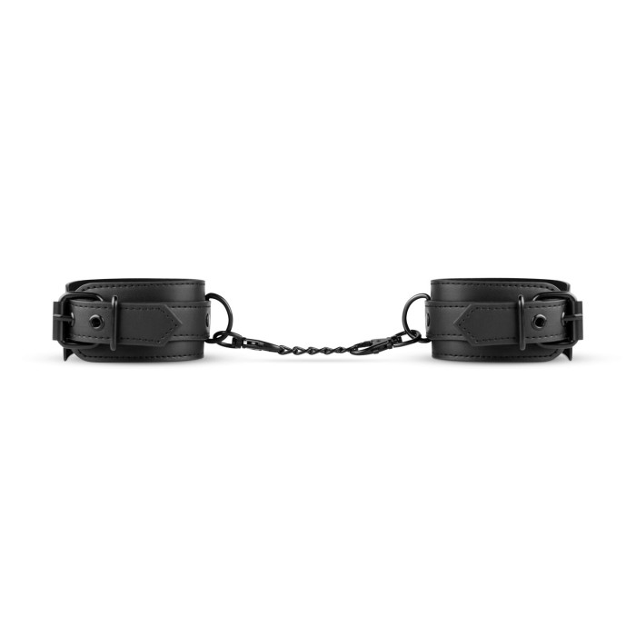 Наручники Bedroom Fantasies: Faux Leather Handcuffs One Size, черные