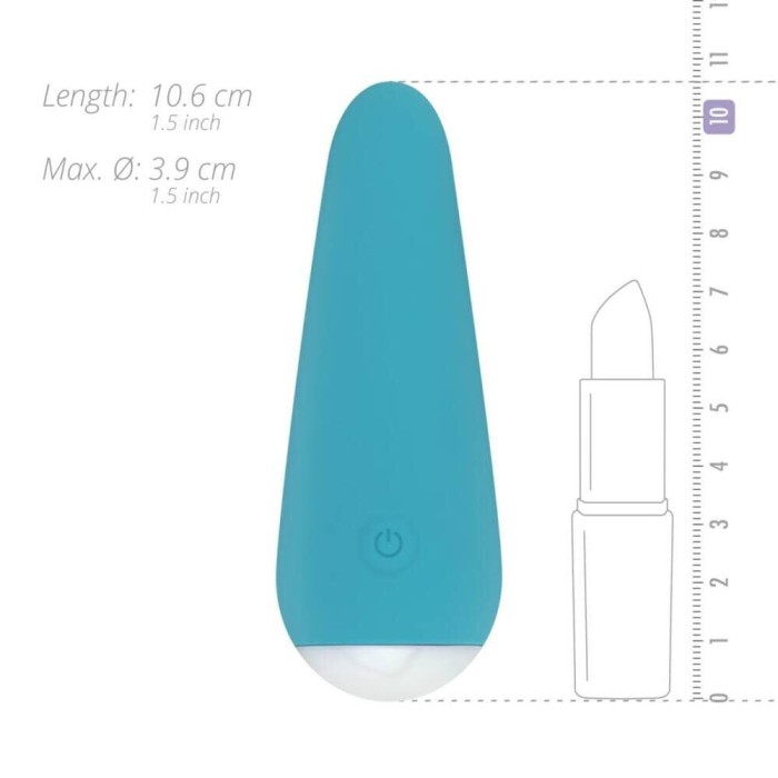 Мини-вибратор Cala Azul – Julia Mini Vibrator, очень нежный, 10 режимов