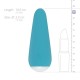 Мини-вибратор Cala Azul – Julia Mini Vibrator, очень нежный, 10 режимов