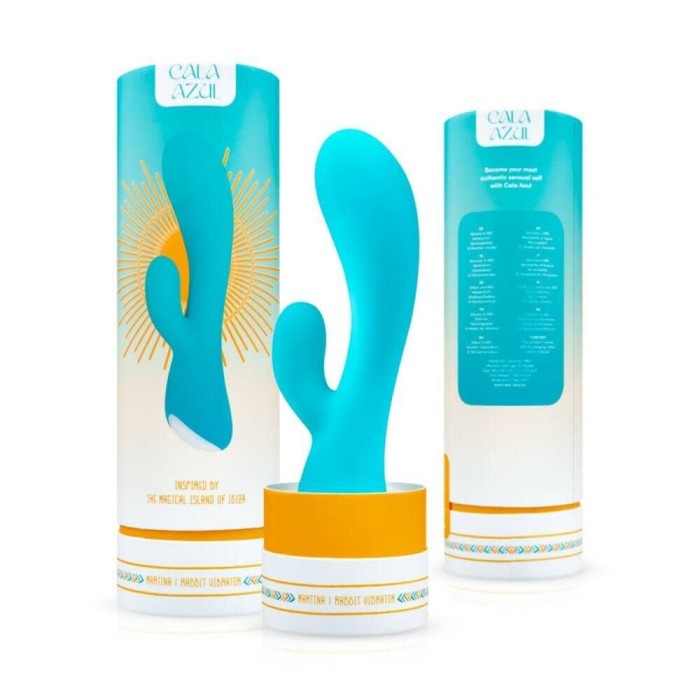 Вібратор-кролик Cala Azul – Martina Rabbit Vibrator, ергономічна форма, 10 режимів