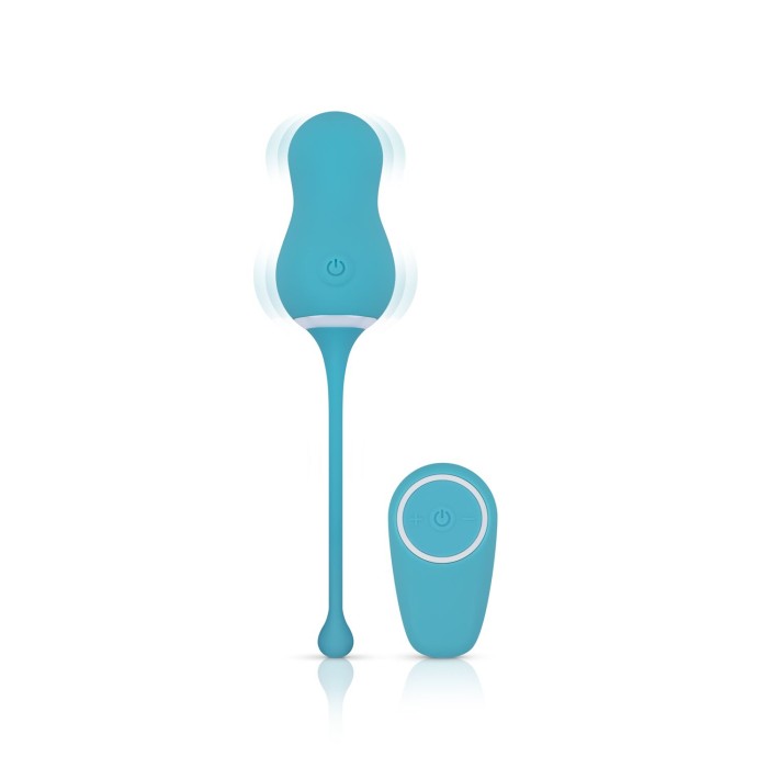 Виброяйцо Cala Azul – Elena Vibrating Egg With Remote Control, 10 режимов, пульт ДУ