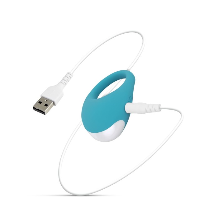 Эрекционное кольцо с вибрацией Cala Azul – Jose Vibrating Cockring, 10 режимов