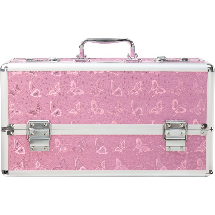 Большой кейс для хранения секс-игрушек BMS Factory Large Lokable Vibrator Case Pink, кодовый замок