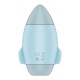 Вакуумний стимулятор з вібрацією Satisfyer Mission Control Blue, 2 незалежні мотори