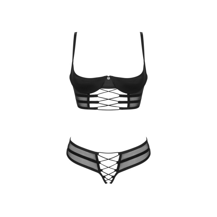 Комплект Obsessive Roxelia 2-pcs crotchless set XL/2XL
