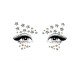 Украшение-звездочки для тела Leg Avenue Celeste face jewels sticker, наклейки, светятся в темноте