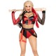 Эротический костюм Leg Avenue Crime Spree Sweetie Costume XS, топ, шорты